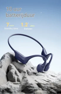 Sanag Draadloze Sportkoptelefoon - Blauw