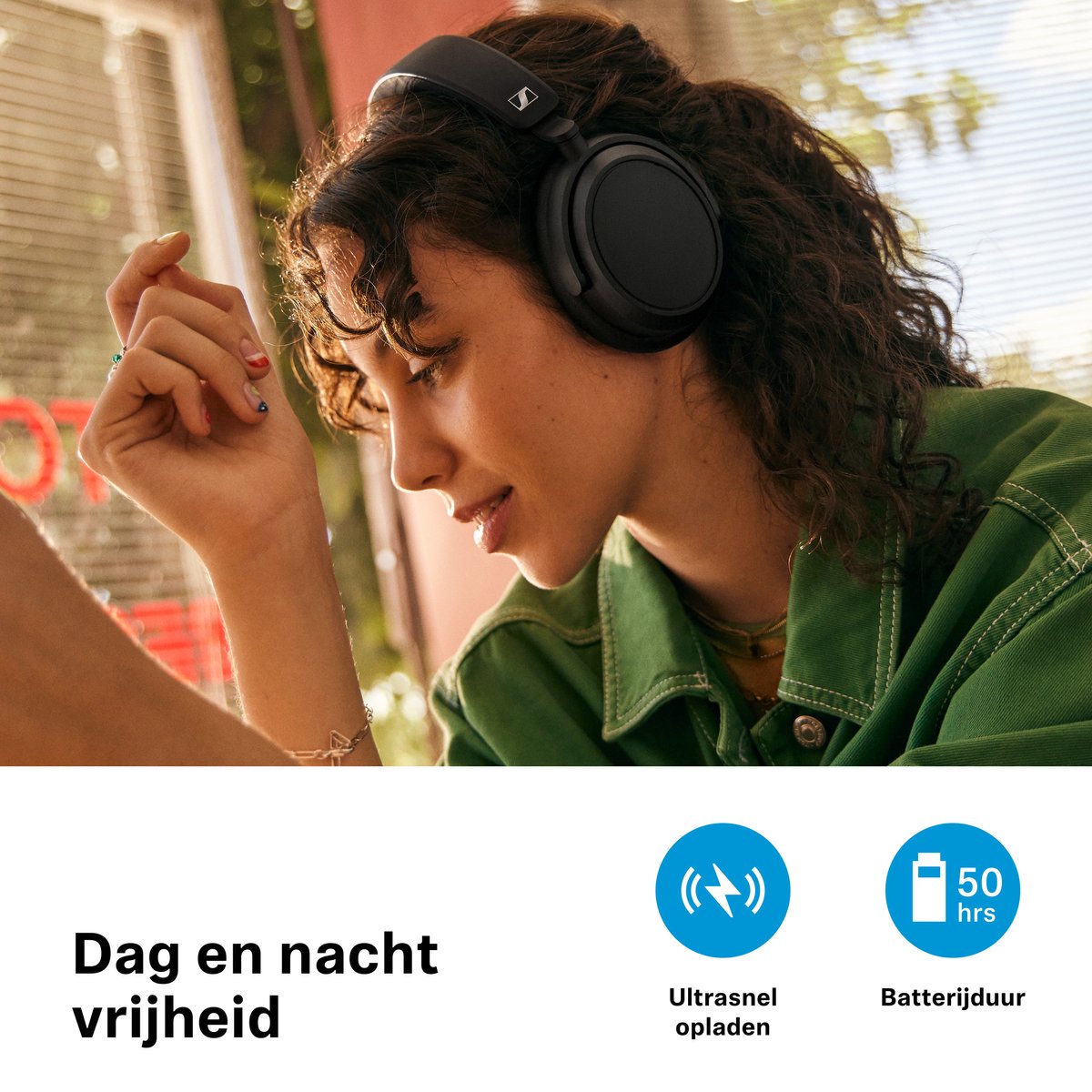 Sennheiser ACCENTUM Plus Wireless Over-ear Koptelefoon Zwart