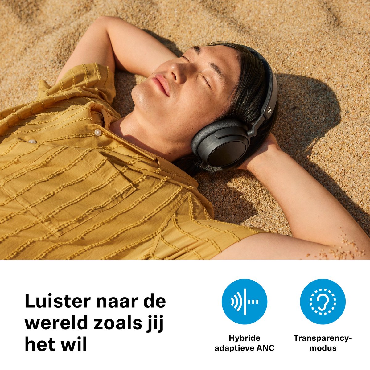 Sennheiser ACCENTUM Plus Wireless Over-ear Koptelefoon Zwart