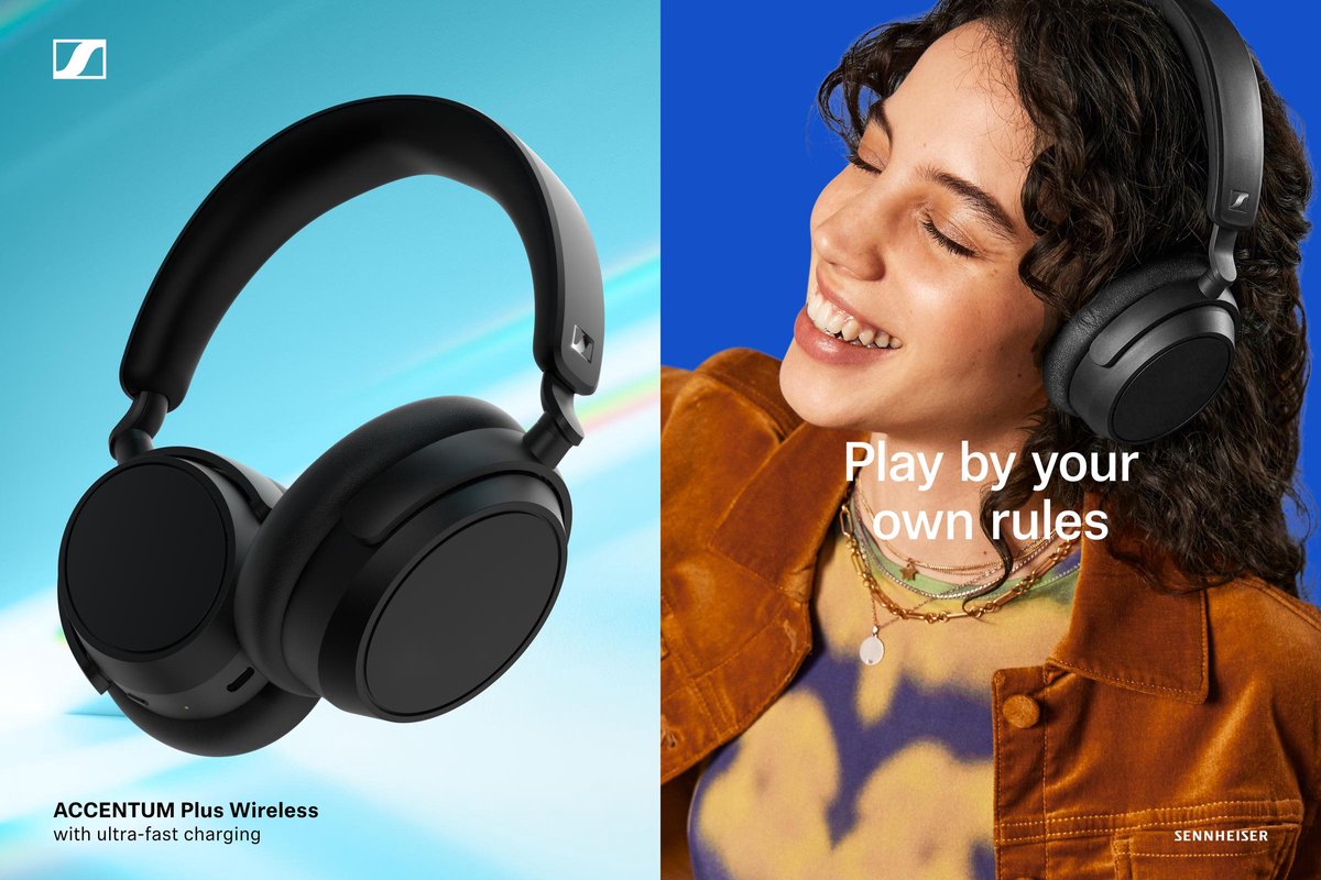 Sennheiser ACCENTUM Plus Wireless Over-ear Koptelefoon Zwart