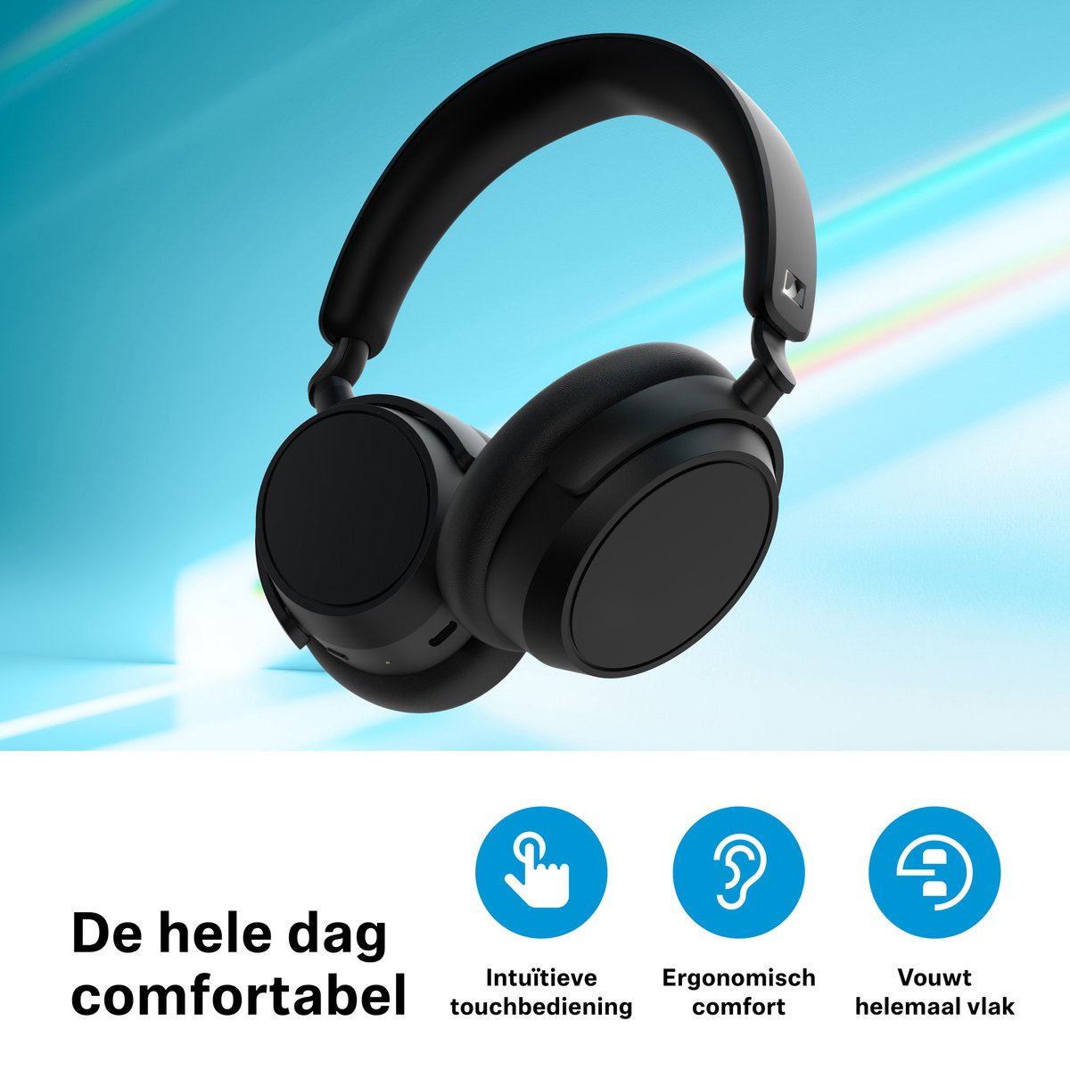 Sennheiser ACCENTUM Plus Wireless Over-ear Koptelefoon Zwart