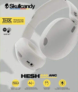 Skullcandy Hesh 540 ANC Over-Ear Draadloze Koptelefoon Wit