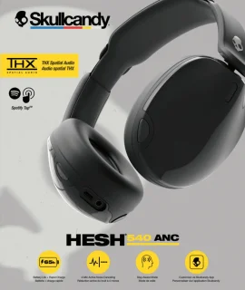 Skullcandy Hesh 540 ANC Over-Ear Koptelefoon Zwart