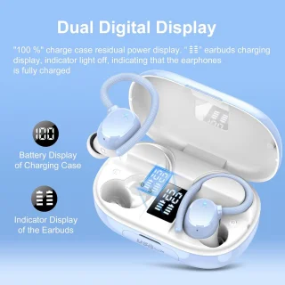 SnelShoppen - Bluetooth sporthoofdtelefoon draadloos met oorhaak