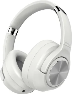 SnelShoppen - draadloze hybrid active noise cancelling koptelefoon, wit