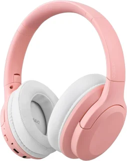 De SnelShoppen draadloze kinderkoptelefoon roze in één oogopslag