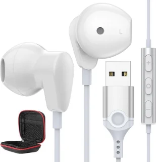 SnelShoppen USB headset met microfoon voor gaming en kantoor