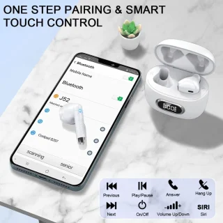 SnelShoppen wireless earbuds mini in-ear koptelefoon