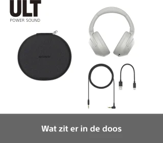 Sony ULT Wear Draadloze Noise Cancelling Koptelefoon Off White