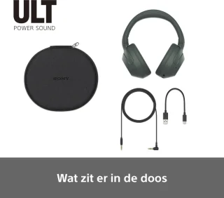 Sony ULT Wear Draadloze Noise Cancelling Koptelefoon Zwart