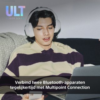 Sony ULT Wear Draadloze Noise Cancelling Koptelefoon Zwart