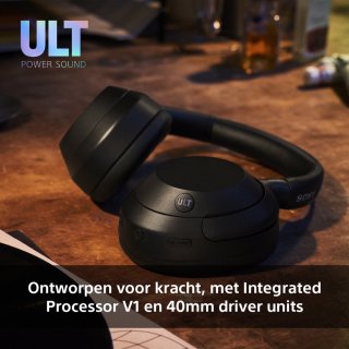 Sony ULT Wear Draadloze Noise Cancelling Koptelefoon Zwart