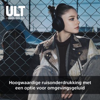 Sony ULT Wear Draadloze Noise Cancelling Koptelefoon Zwart