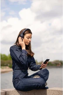 Sony WH-1000XM4 Draadloze Over-Ear Koptelefoon Blauw