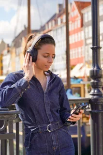 Sony WH-1000XM4 Draadloze Over-Ear Koptelefoon Blauw