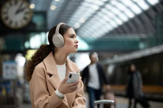 Sony WH-1000XM4 Draadloze Over-Ear Koptelefoon Zilver