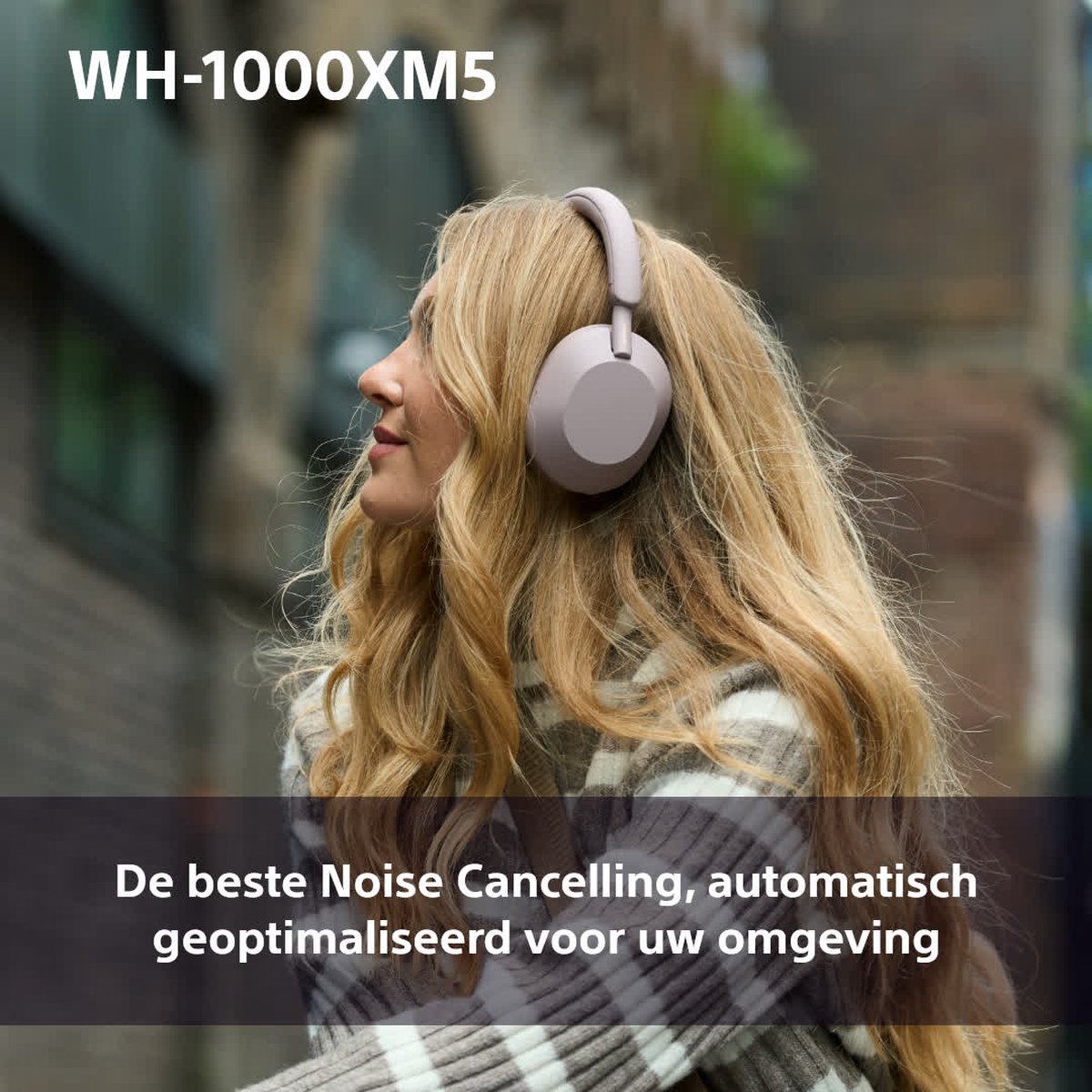 Sony WH-1000XM5 Draadloze Koptelefoon Smoky Pink