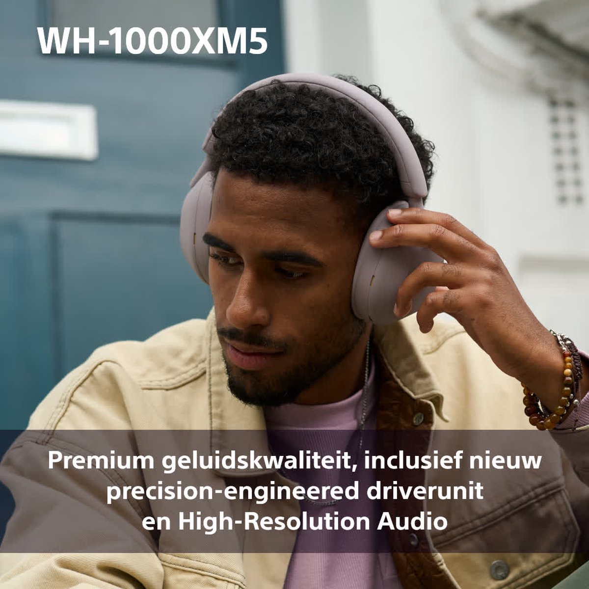 Sony WH-1000XM5 Draadloze Koptelefoon Smoky Pink