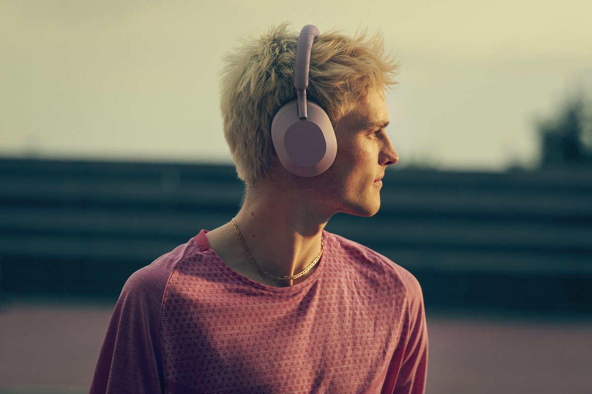 Sony WH-1000XM5 Draadloze Koptelefoon Smoky Pink