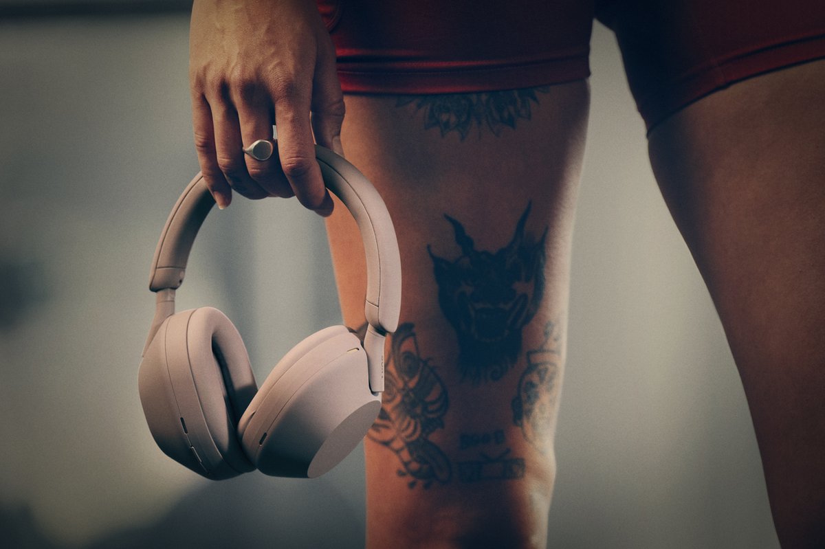 Sony WH-1000XM5 Draadloze Koptelefoon Smoky Pink