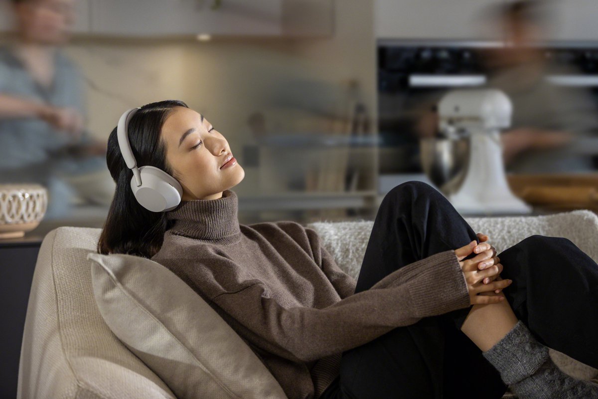 Sony WH-1000XM5 Draadloze Koptelefoon Zilver