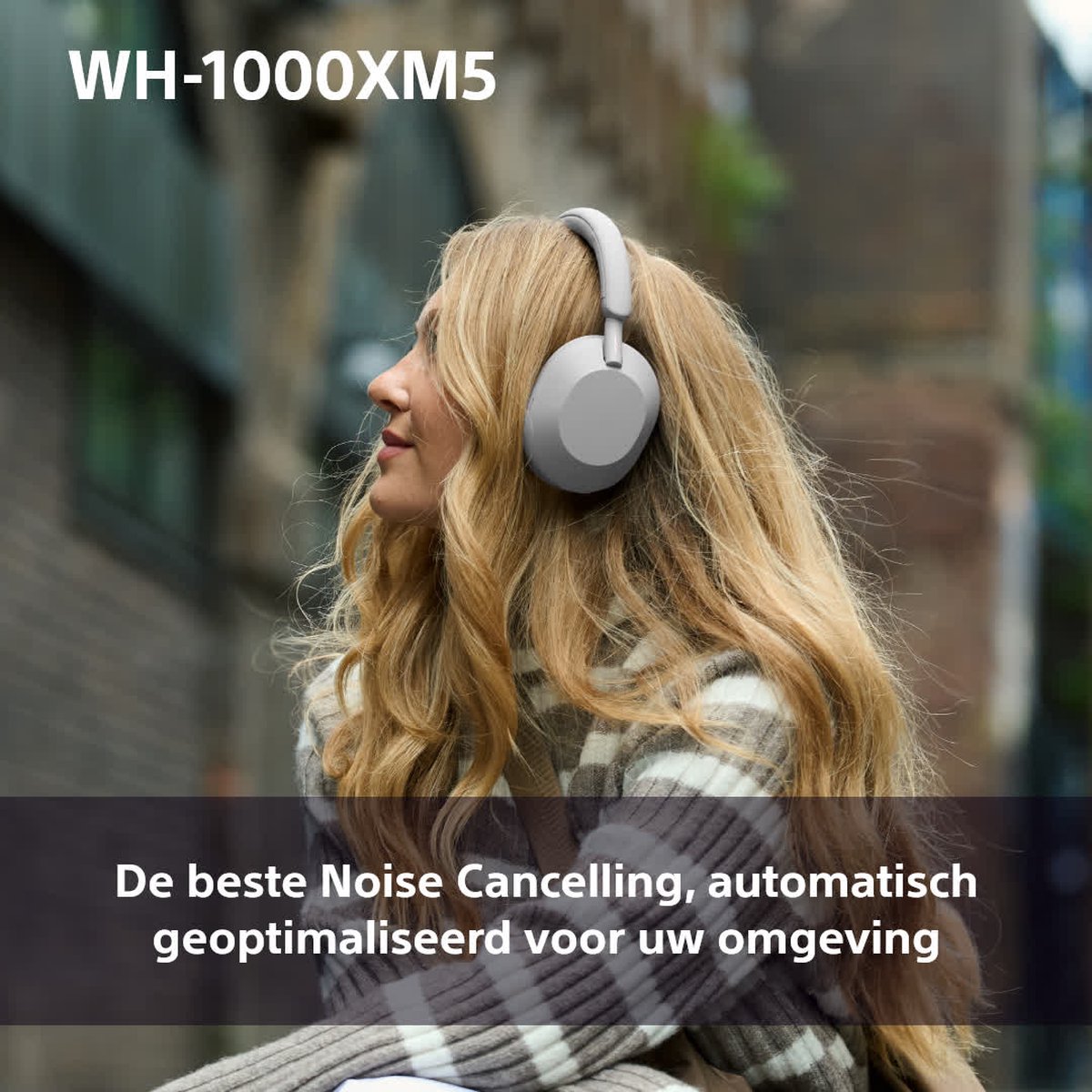 Sony WH-1000XM5 Draadloze Koptelefoon Zilver