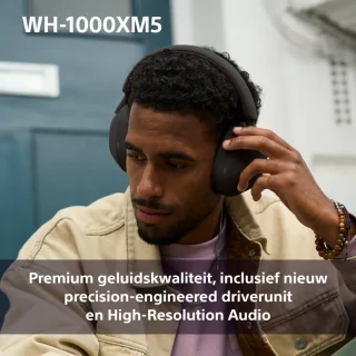 Sony WH-1000XM5 Draadloze Koptelefoon Zilver