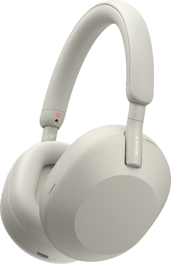 Sony WH-1000XM5 Draadloze Koptelefoon Zilver