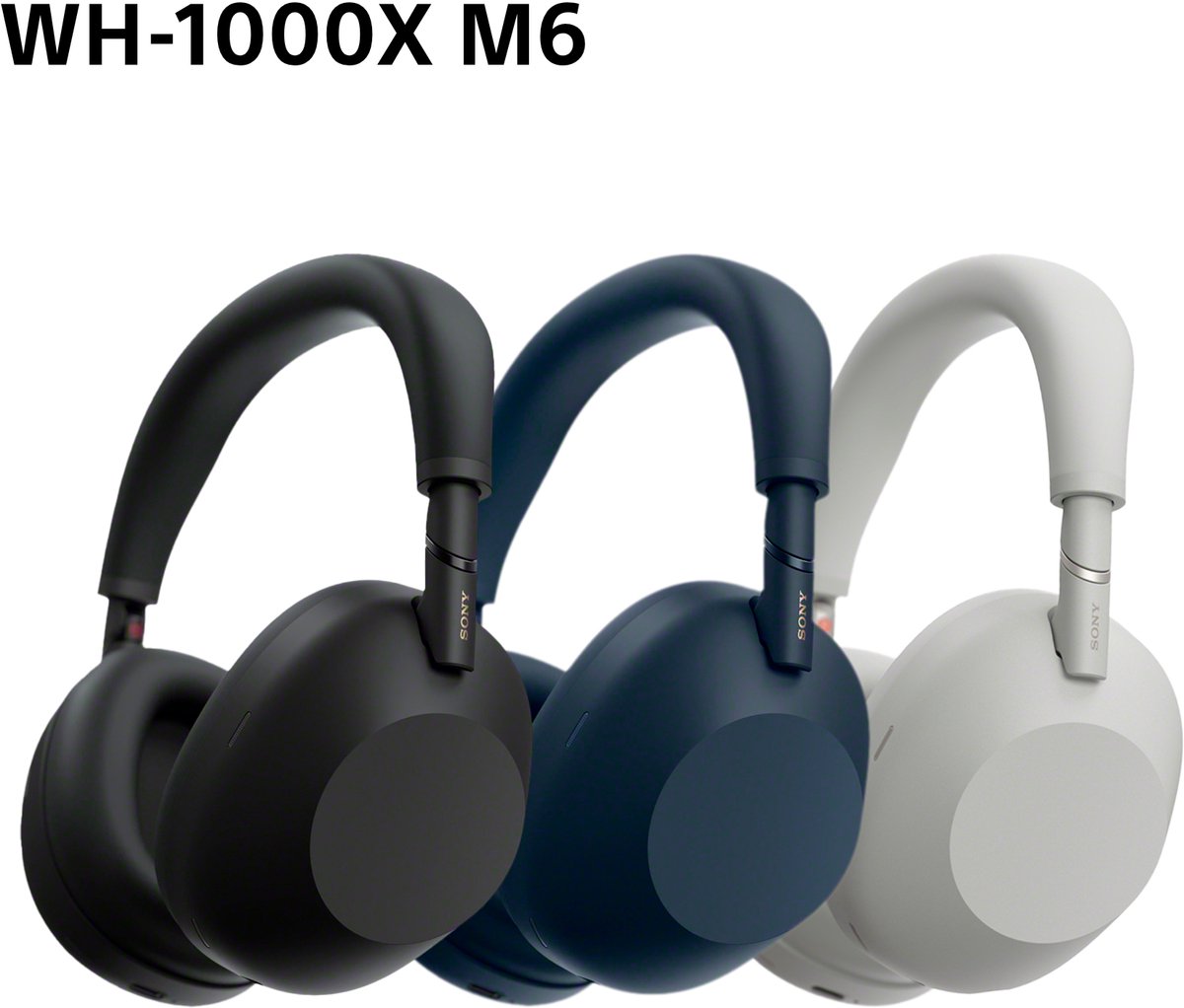 Sony WH-1000XM6 Draadloze Koptelefoon Blauw