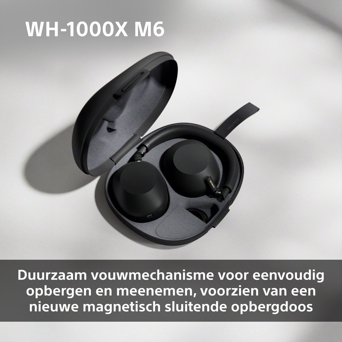 Sony WH-1000XM6 Draadloze Koptelefoon Blauw