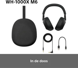 Sony WH-1000XM6 Draadloze Koptelefoon Zilver