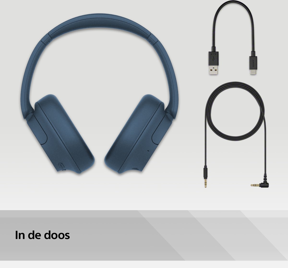 Sony WH-CH720N Draadloze Over-ear Koptelefoon Blauw