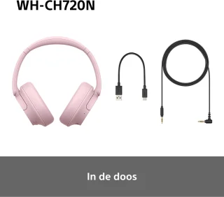 Sony WH-CH720N Draadloze Over-ear Koptelefoon Roze