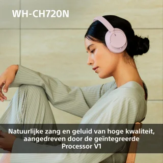 Sony WH-CH720N Draadloze Over-ear Koptelefoon Roze