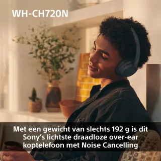 Sony WH-CH720N Draadloze Over-ear Koptelefoon Roze