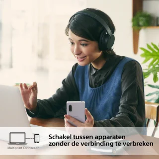 Sony WH-CH720N Draadloze Over-Ear Koptelefoon Zwart