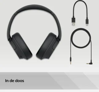 Sony WH-CH720N Draadloze Over-Ear Koptelefoon Zwart
