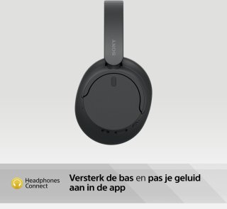 Sony WH-CH720N Draadloze Over-Ear Koptelefoon Zwart