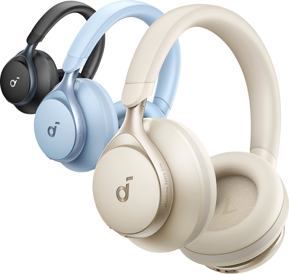 soundcore by Anker Space One Draadloze Over-ear Koptelefoon Wit
