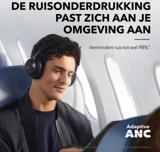 soundcore by Anker Space One Draadloze Over-ear Koptelefoon Zwart