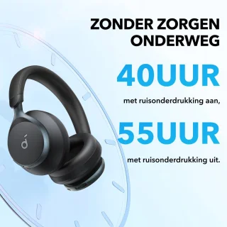 soundcore by Anker Space One Draadloze Over-ear Koptelefoon Zwart