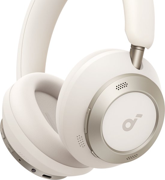 soundcore by Anker Space One Pro Draadloze Over-ear Koptelefoon Wit