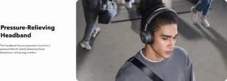 soundcore by Anker Space One Pro Draadloze Over-ear Koptelefoon Zwart