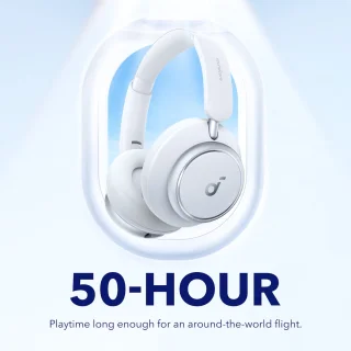 soundcore by Anker Space Q45 Draadloze Over-ear Koptelefoon Wit