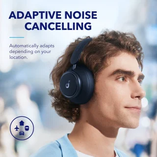soundcore Space Q45 Draadloze Over-ear Koptelefoon Blauw