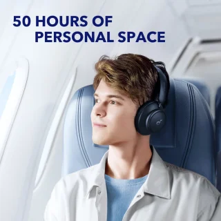 soundcore Space Q45 Draadloze Over-ear Koptelefoon Blauw