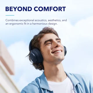 soundcore Space Q45 Draadloze Over-ear Koptelefoon Blauw
