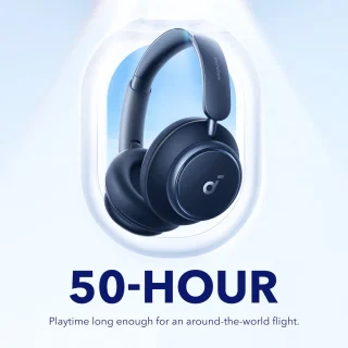 soundcore Space Q45 Draadloze Over-ear Koptelefoon Blauw