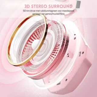 StayPowered Gaming Headset Roze