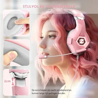 StayPowered Gaming Headset Roze